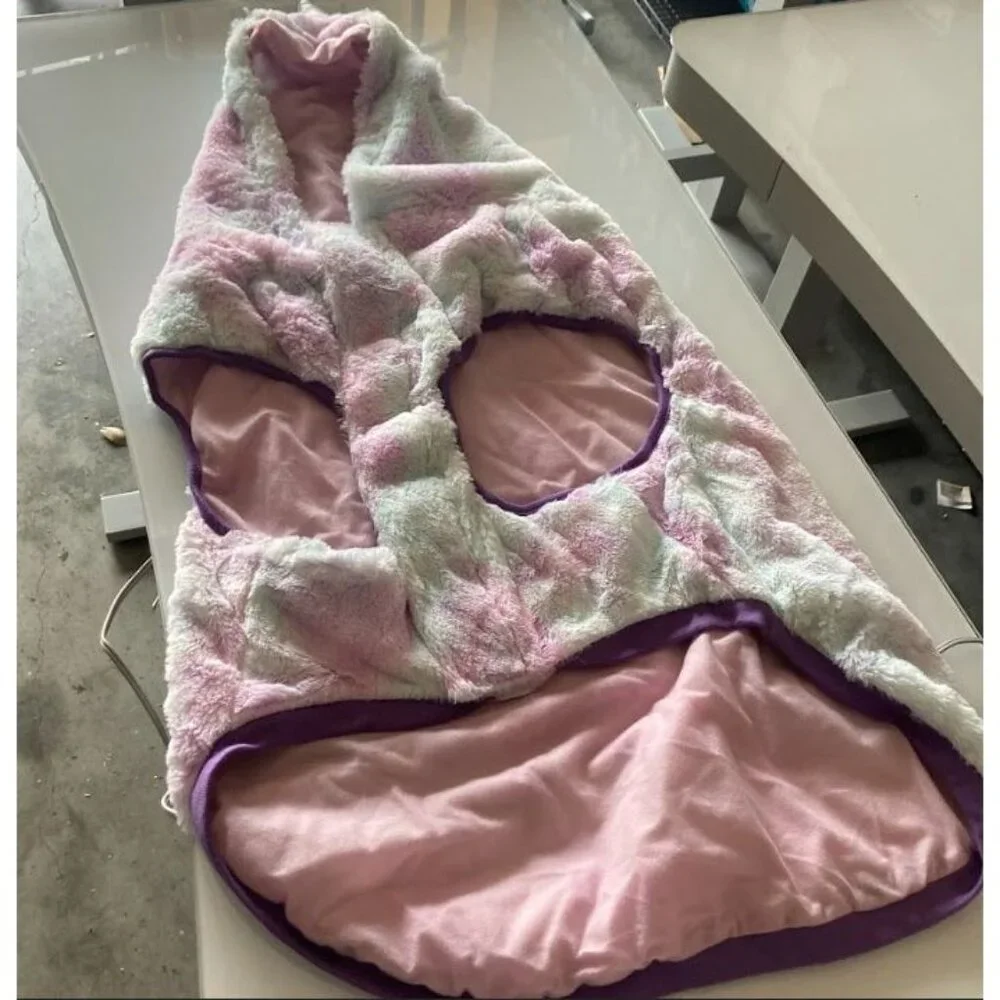 Hyde & EEK Halloween Unicorn Plush Hoodie Dog Costume Pink Size XXL